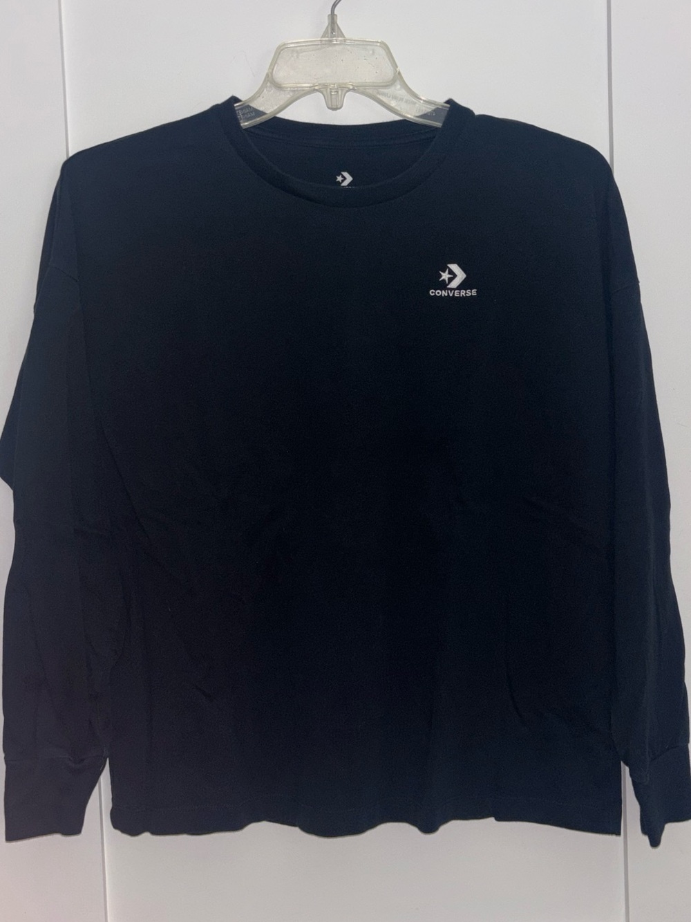 Converse Navy Long Sleeve Crewneck Shirt